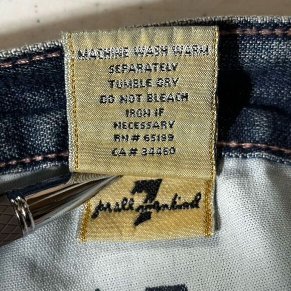 7 For All Mankind Crop Dojo Jeans Size 31 - Picture 9 of 9